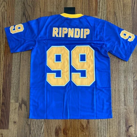 RIPNDIP LA Football Jersey Blue Size Small NWT - Picture 3 of 7